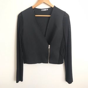 2/$20 Black Zara Zipped Cartiagan